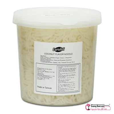 Thạch Dừa Sợi Eurodeli 3.2kg, Hủ 3.2kg, thùng 4