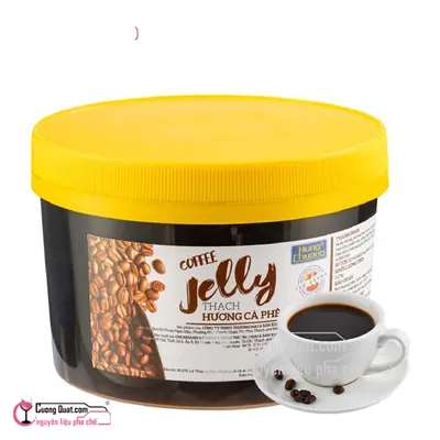 Thạch Hùng Chương Cà Phê 2.2kg, Hủ 2.2kg, thùng 6
