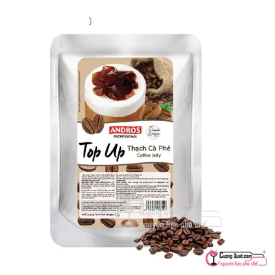 Thạch Top Up Cà Phê 1kg, Gói 1kg, thùng 8