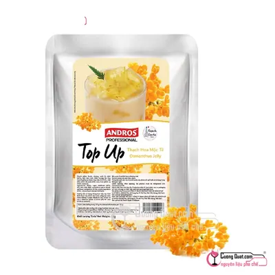 Thạch Top Up Hoa Mộc Tê 1kg, Gói 1kg, thùng 8
