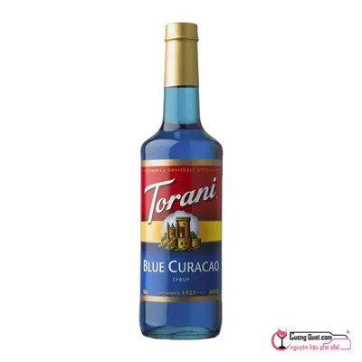 Torani Siro Blue Curacao 750ml, Chai 750ml, thùng 12