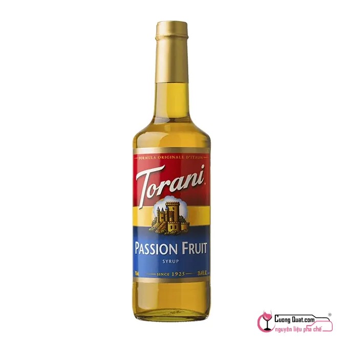 Torani Siro Chanh Dây 750ml, Chai 750ml, thùng 12