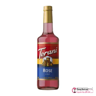Torani Siro Hoa Hồng 750ml, Chai 750ml, thùng 12