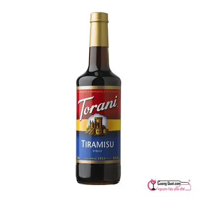 Torani Siro Tiramisu 750ml, Chai 750ml, thùng 12
