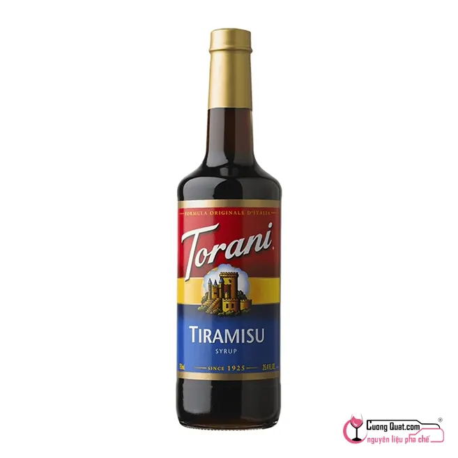 Torani Siro Tiramisu 750ml, Chai 750ml, thùng 12