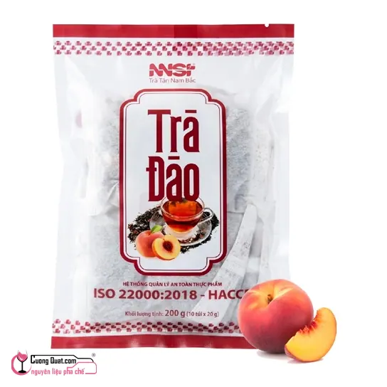 Trà Đào Tân Nam Bắc 200g, Gói 200g, thùng 30