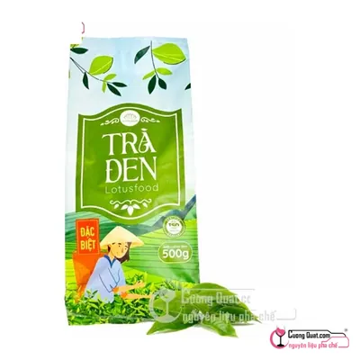 Trà Đen Đặc Biệt Lotus 500g, Gói 500g, thùng 30