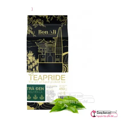 Trà Đen Nguyên Lá Bonali Teapride 450g, Gói 450g, thùng 10