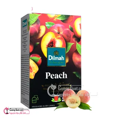 Trà Dilmah Đào (Peach) 30g, Hộp 30g, thùng 12