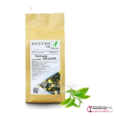 Trà Ô Long Hoa Lài Cao Cấp Heston 500g, Gói 500g, thùng 24