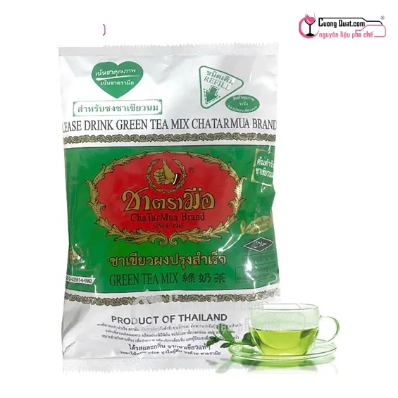 Trà Thái Xanh Chatramua 200g, Gói 200g, thùng 12