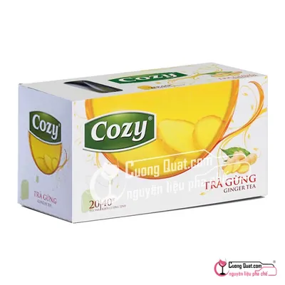 Trà Túi Lọc Gừng Cozy 40g, Hộp 40g, thùng 36