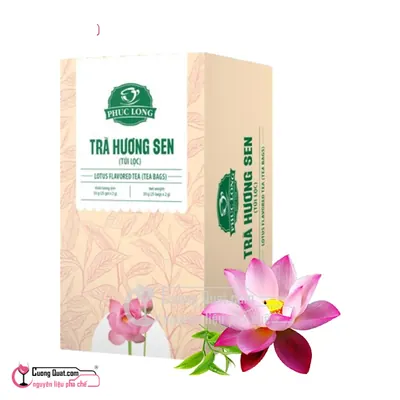 Trà Túi Lọc Phúc Long Trà Sen 50g, Hộp 50g, thùng 20