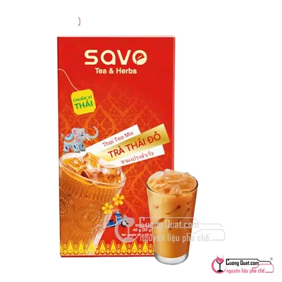Trà Túi Lọc Thái Đỏ Savo 40g, Hộp 40g, thùng 24