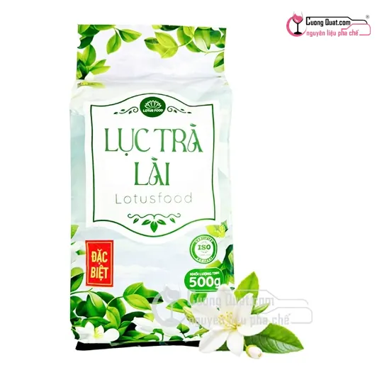 Trà Xanh Lài Đặc Biệt Lotus 500g, Gói 500g, thùng 30