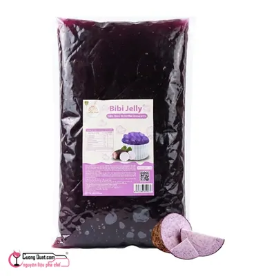 Trân Châu 3Q Bibi Khoai Môn 2kg, Gói 2kg, thùng 6