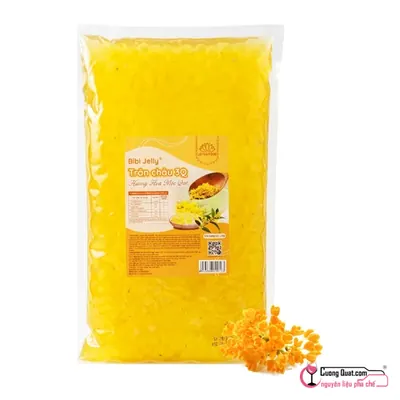 Trân Châu 3Q Bibi Quế Hoa 2kg, Gói 2kg, thùng 6