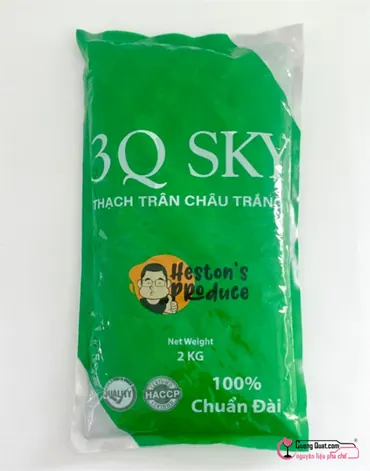 Trân Châu 3Q Trắng Sky 2kg, Gói 2kg, thùng 6