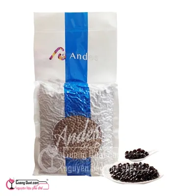 Trân Châu Caramel Andes Size Mini 3kg, Gói 3kg, thùng 6