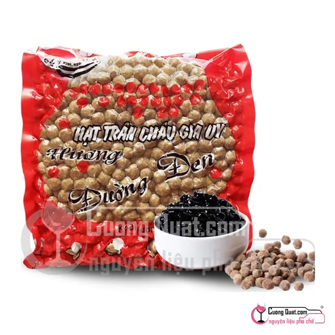 Trân Châu Đường Đen Gia Uy 2kg, Gói 2kg, thùng 10