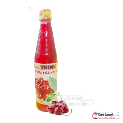Trinh Siro Cherry 600ml, Chai 600ml, thùng 20