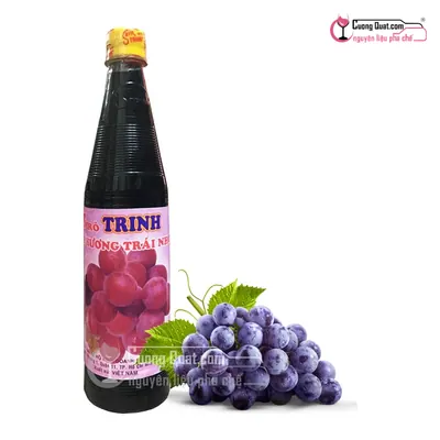 Trinh Siro Nho 600ml, Chai 600ml, thùng 20