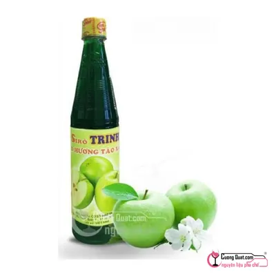 Trinh Siro Táo 600ml, Chai 600ml, thùng 20