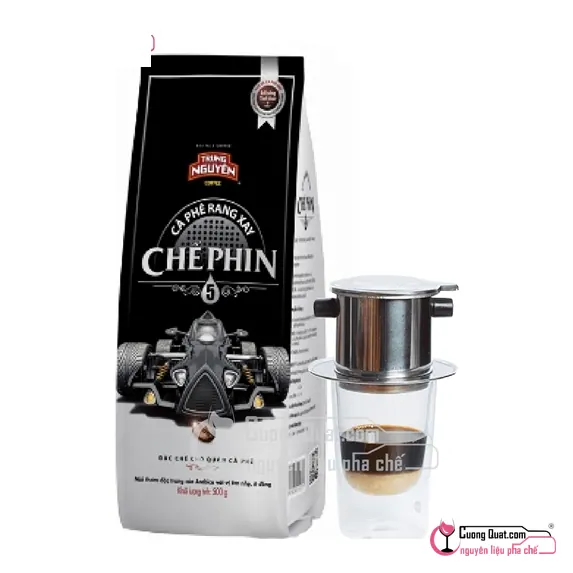 Trung Nguyên Cà Phê Rang Xay Chế Phin 5 500g, Gói 500g