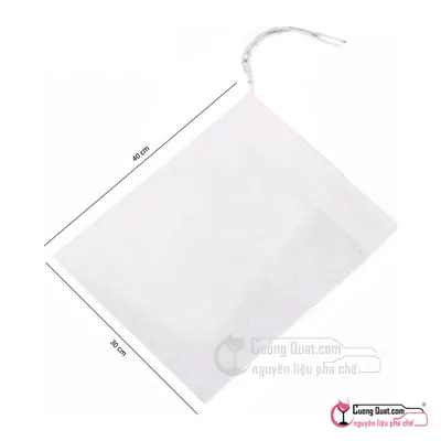 Túi Lọc Trà Dây Rút 30x40, Cái