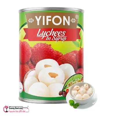 Vải Ngâm Yifon 567g, Lon 567g, thùng 12