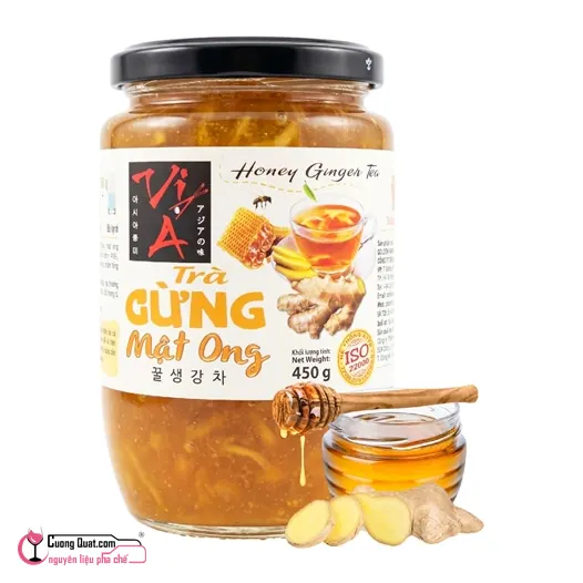 Vị Á Gừng Mật Ong 450g, Hủ 450g, thùng 12
