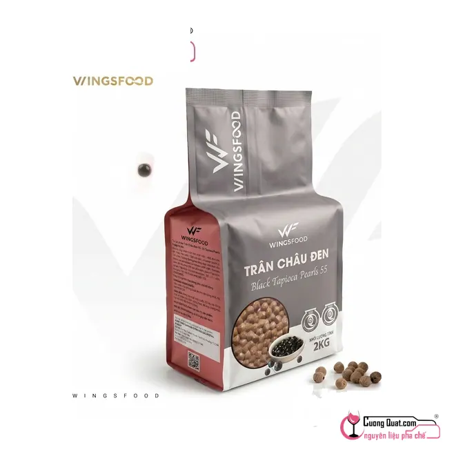 Wings Trân Châu Đen 5S 2kg, Gói 2kg, thùng 10