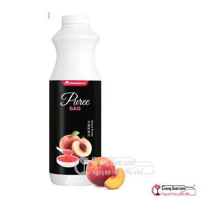 Wonderful Mứt Puree Đào 1.3kg, Chai 1.3kg, thùng 6