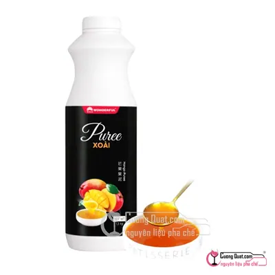 Wonderful Mứt Puree Xoài 1.3kg, Chai 1.3kg, thùng 6